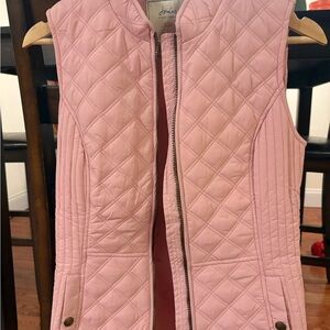 Joules Light Pink Quilted Vest